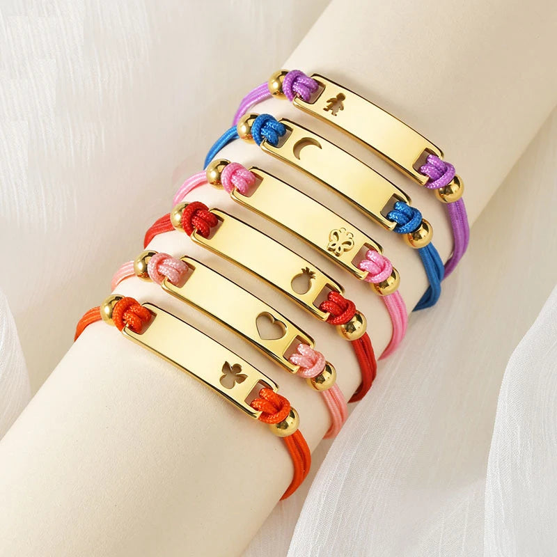 Personalized Engraved Nameplate Bracelet for Kids