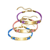 Personalized Engraved Nameplate Bracelet for Kids