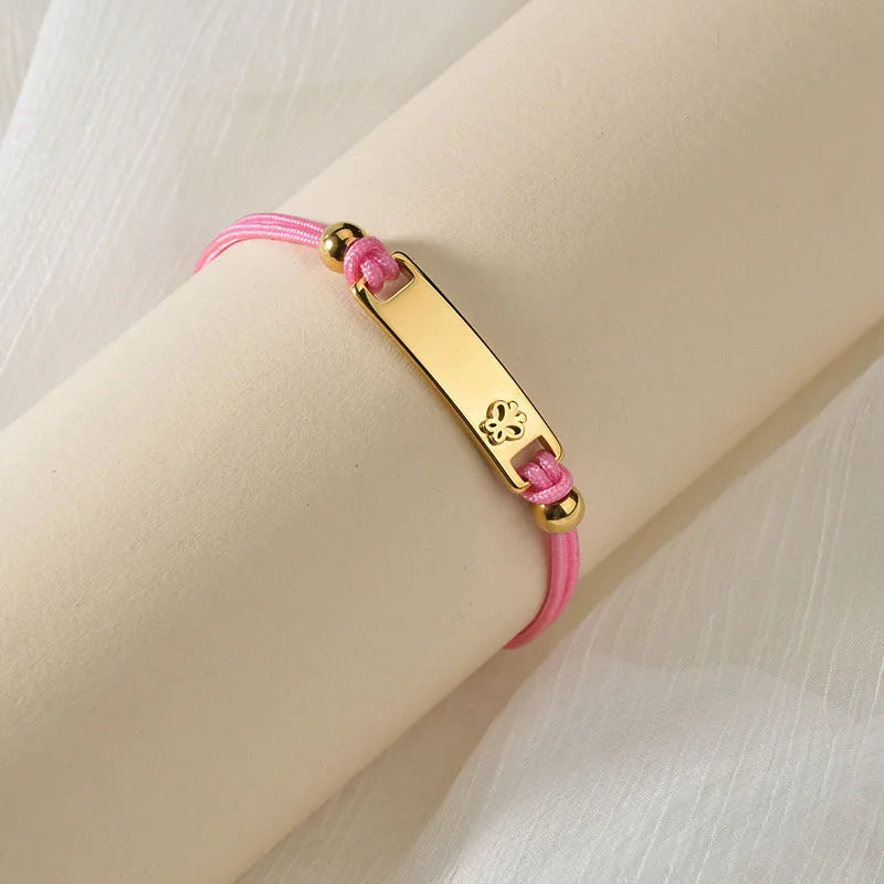 Personalized Engraved Nameplate Bracelet for Kids