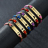 Personalized Engraved Nameplate Bracelet for Kids