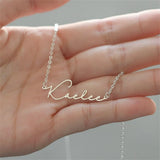 Personalized Stainless Steel Name Necklace Choker Pendant Gift