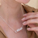 Stainless Steel Name Choker Necklace
