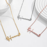 Custom Stainless-Steel Letter Choker Necklace