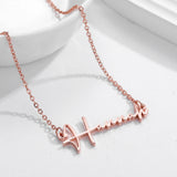 Custom Stainless-Steel Letter Choker Necklace