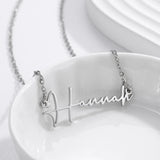 Custom Stainless-Steel Letter Choker Necklace