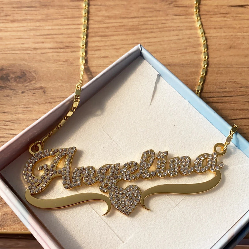Stainless Steel Personalized Name Necklace Pendant