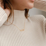 Stainless Steel Name Necklace Letter Chain Pendant Jewelry