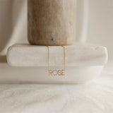 Stainless Steel Name Necklace Letter Chain Pendant Jewelry