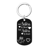 Friendship Keychain Pendant Stainless Steel for Women Girls Gift