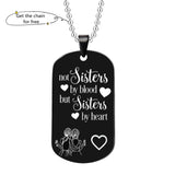 Friendship Keychain Pendant Stainless Steel for Women Girls Gift