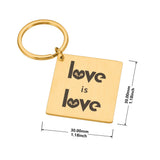 Gay Lesbian Key Ring LGBT Gay Pride Key Chains Car Key Pendant