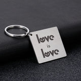 Gay Lesbian Key Ring LGBT Gay Pride Key Chains Car Key Pendant