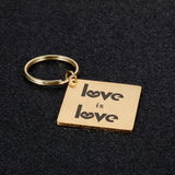 Gay Lesbian Key Ring LGBT Gay Pride Key Chains Car Key Pendant