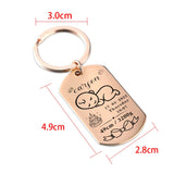 Personalized Baby Keychain Name DOB Weight Height Dad & Mom G