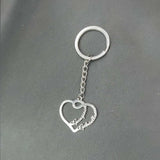 Personalized Heart Couple Name Keychain - Wedding Gift