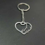 Personalized Heart Couple Name Keychain - Wedding Gift