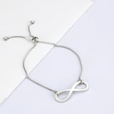 Infinity Lover Names Bracelet Engraved Women