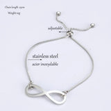 Infinity Lover Names Bracelet Engraved Women