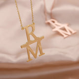 Initial Letter Necklace Personalized Stainless Steel Necklaces for Girl