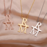 Initial Letter Necklace Personalized Stainless Steel Necklaces for Girl