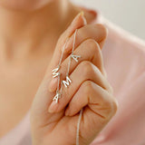 Stainless Steel Initial Necklace for Women Clavicle Chain Number Pendant