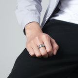 Tungsten Wedding Rings Set For Couple Meteorite Engagement Ring Men Women