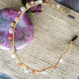 Pearl Jade Hair Band for Women Vintage Headband