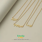 Kanji Japanese Name Choker Necklace Personalized Stainless Steel Jewelry