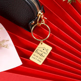 Personalized House Keychain for Couple - Our First Home