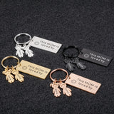 Personalized Name Keychain for Mom - Engraved Mummy Key Hook