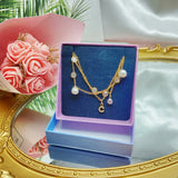 Letter Jewelry Classic Bracelet Freshwater Pearls Women Gift