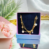 Letter Jewelry Classic Bracelet Freshwater Pearls Women Gift