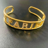 Personalized CZ Colorful Zircon Bracelet Stainless Steel Crystal Women