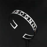 Custom Name Bracelet Stainless Steel Bangle Gift