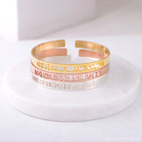 Personalized Name Bracelet Stainless Steel Chrismas Gift