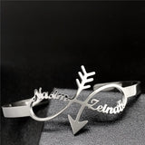 Custom Name Bracelet Stainless Steel - Christmas Gift