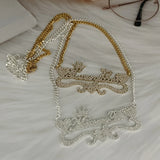 Personalized Letter Name Necklace Stainless Steel Pendant Choker