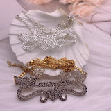 Personalized Letter Name Necklace Stainless Steel Pendant Choker