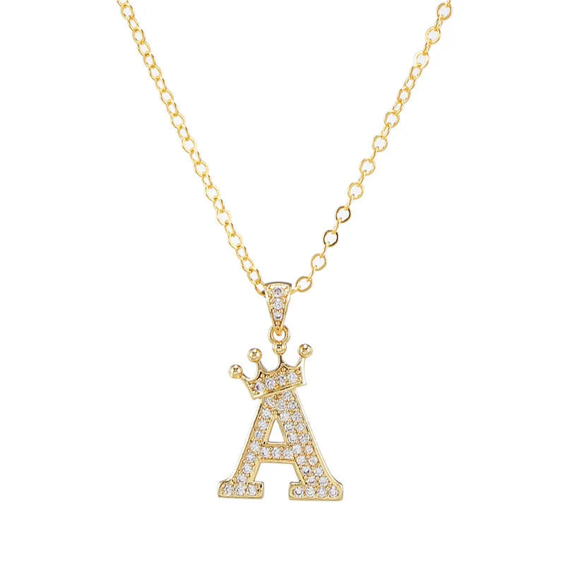 Letter Necklace Personalized Stainless Steel Initial Necklace