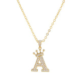 Letter Necklace Personalized Stainless Steel Initial Necklace