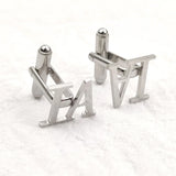Personalized Stainless Steel Cufflink for Men Shirt Sleeve Jewelry