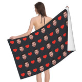Logo Photo Beach Towel Summer Towels Bathroom Bath Towel