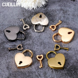 Love Lock Date Keychain Padlock Safety Travel Security for Luggage Couple Gift