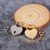 Love Lock Date Keychain Padlock Safety Travel Security for Luggage Couple Gift