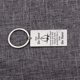 Lover Names Keychain for Couple Gift Stainless Steel Keyring