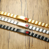 Personalized Medical Alert ID Bracelet for Men