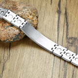 Personalized Medical Alert ID Bracelet for Men