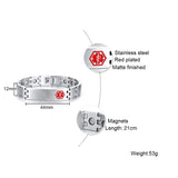 Personalized Medical Alert ID Bracelet for Men