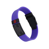 Personalized Medical ID Bracelet Stainless Steel Silicone Sport Alert Bracelet
