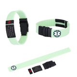 Personalized Medical ID Bracelet Stainless Steel Silicone Sport Alert Bracelet